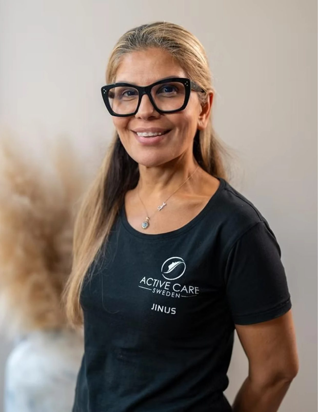 Jinus Safavi, legitimerad sjuksköterska och grundare av Active Care Sweden