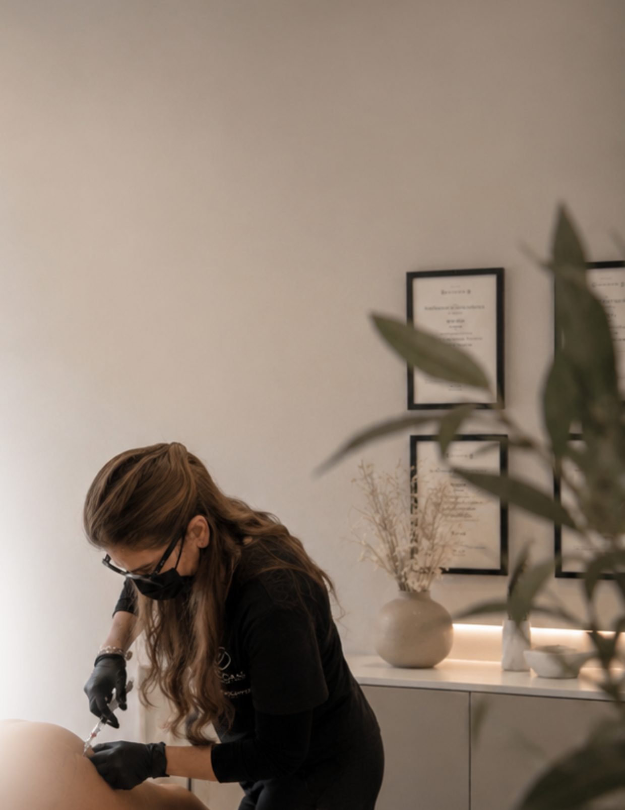 Behandlingsrummet hos Active Care Sweden på Kungsholmsgatan 40